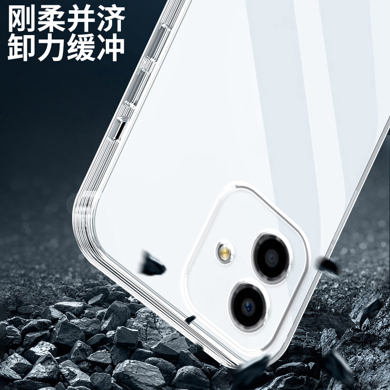 位邦适用华为荣耀play6c手机壳透明play6t软硅胶HONOR保护套play6tpro防摔镜头全包后壳软外壳 - 图2