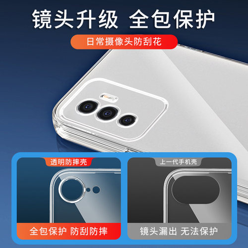 位邦适用vivo S10e手机壳硅胶VIVO S10E透明壳全包vivos10e保护套软壳VIVOS10E外壳 - 图0