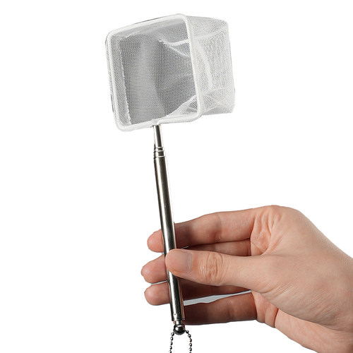 鱼捞捞鱼网鱼缸网捞小鱼小号3d渔捞抄网兜密网手抄鱼网热带观赏鱼 - 图0