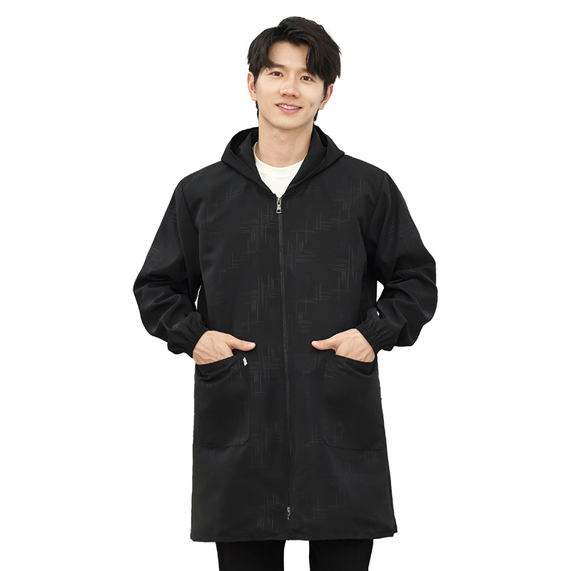 新款罩衣成人家用围裙防水防油外穿秋冬款加大加肥大褂男款工作服,淘宝优惠券,粉丝福利购,淘宝优惠卷