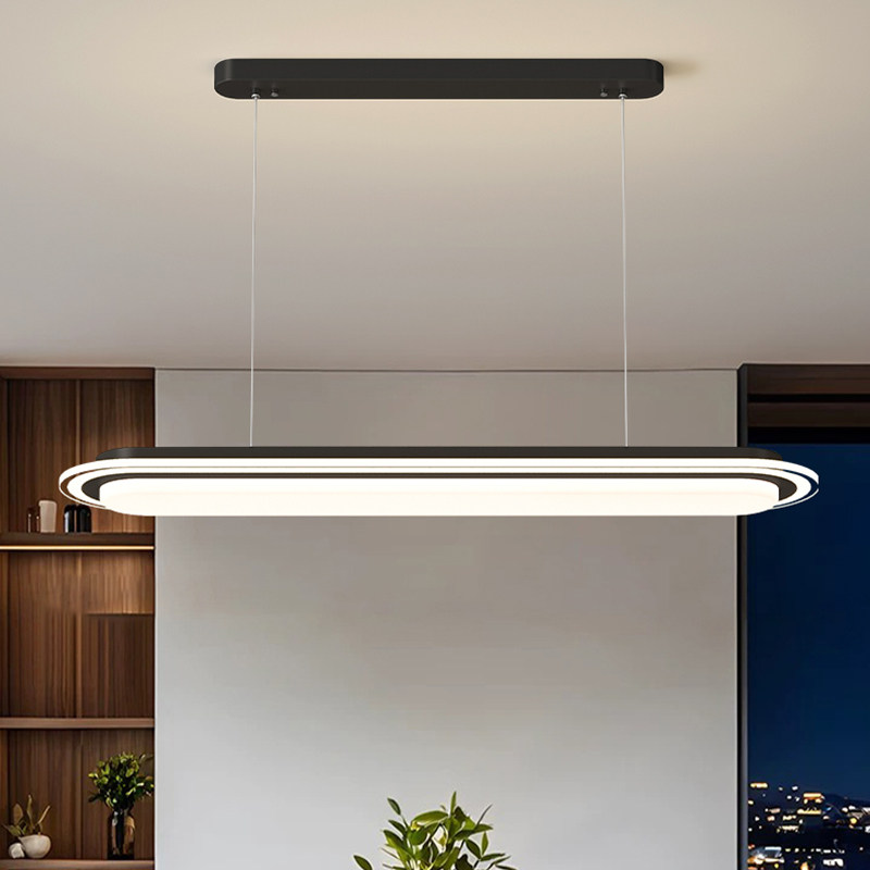 箭牌现代简约餐厅吊灯简约现代2026年新款家用餐桌灯长条护眼灯具,淘宝优惠券,粉丝福利购,淘宝优惠卷