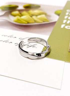 简约莫比乌斯情侣款戒指男女