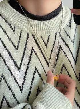 CRIVLA幸运笑脸骰子项链男女潮情侣2025年新款小众设计感高级配饰