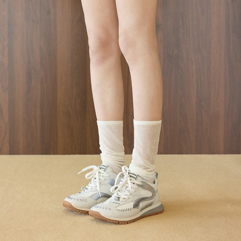 赵昭仪同款|SUGARSU酥履秋复古编织德训休闲厚底增高时尚阿甘鞋女,淘宝优惠券,粉丝福利购,淘宝优惠卷