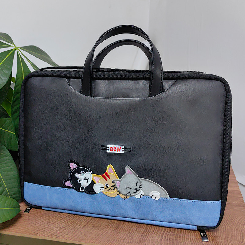 适用于步步高S9/S8学习机手提包14.2英寸2025新款电脑包X5Pro卡通刺绣A6/A7家教机A8/A2鼠标键盘收纳袋12.7寸,淘宝优惠券,粉丝福利购,淘宝优惠卷