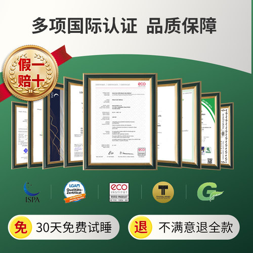 PDYA/帕迪亚官方泰国进口天然乳胶枕头 按摩人体工学护颈椎防螨枕 - 图3