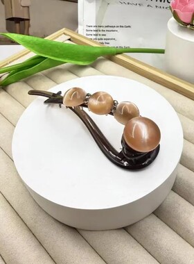 瑾心饰品轻奢高定一字夹后脑勺高级感扭扭夹大号发量多发卡发夹女