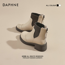 Daphne Daphne first snow qualification ~ this year pop boots children 2023 winter thick bottom plus suede warm cotton boots
