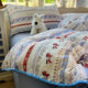 Double layer yarn skin-friendly four-piece set