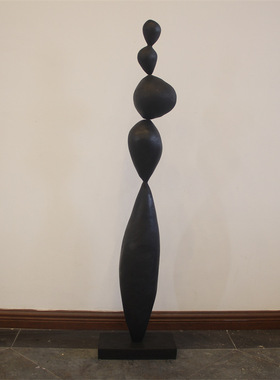 实木摆件玄关抽象木质雕塑装饰品