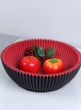 简约现代3D打印陶瓷餐厅果盘托盘