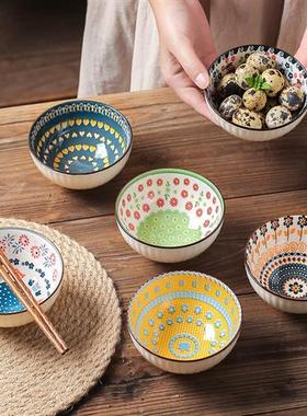高档日式餐具陶瓷碗家用吃饭碗特别好看的米饭碗高颜值碗碟套装 4