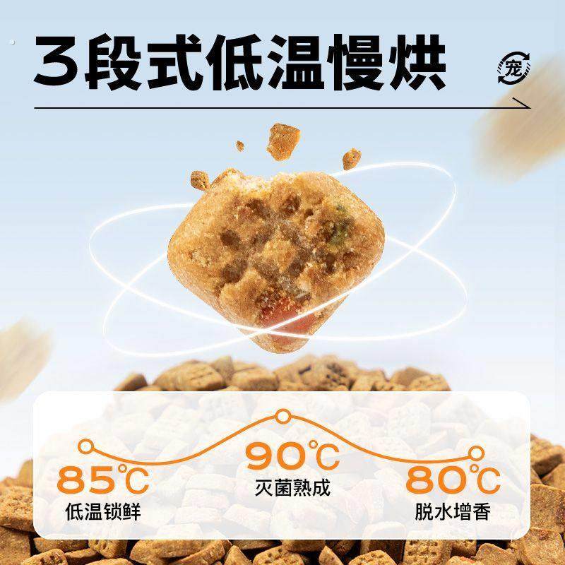 领先烘焙鲜肉犬粮全价低温中小型泰迪成幼犬全期鸭肉梨狗粮1.5kg,淘宝优惠券,粉丝福利购,淘宝优惠卷