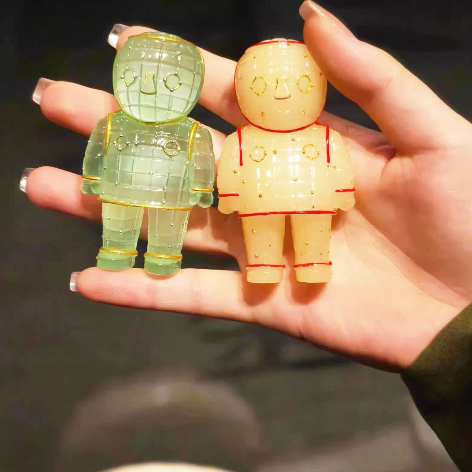 徐州博物馆文创金缕玉衣银缕玉衣冰箱贴创意模型旅游纪念品礼物