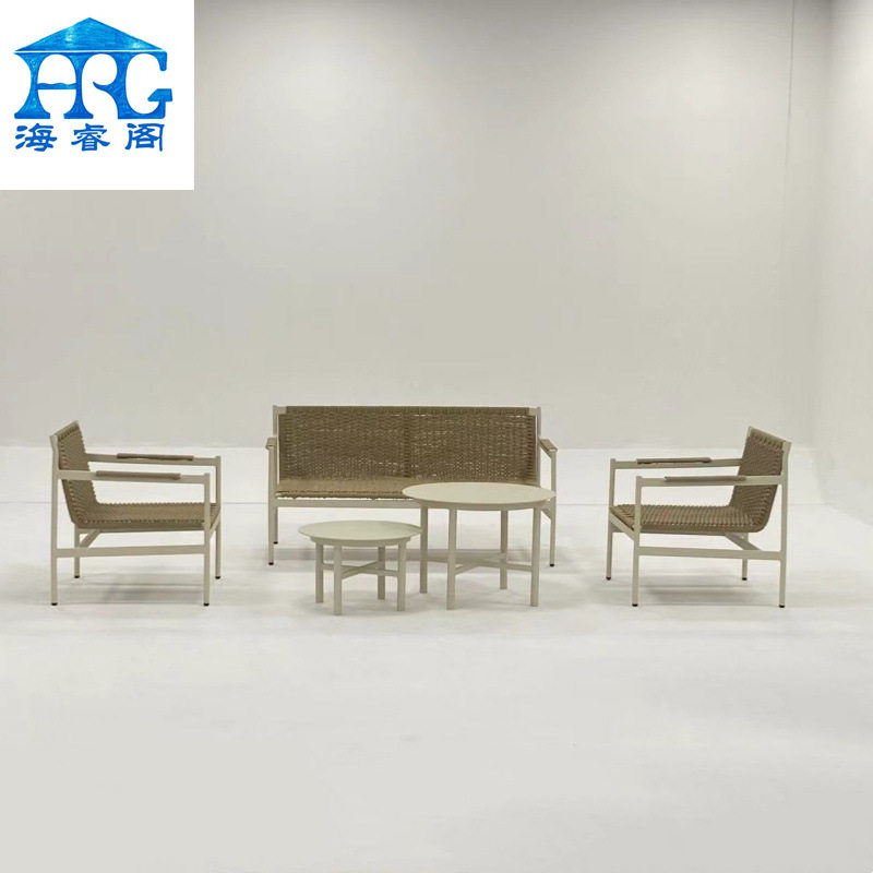 户外沙发庭院实木家具藤编椅花园休闲别墅酒店露天阳光房茶几组合,淘宝优惠券,粉丝福利购,淘宝优惠卷