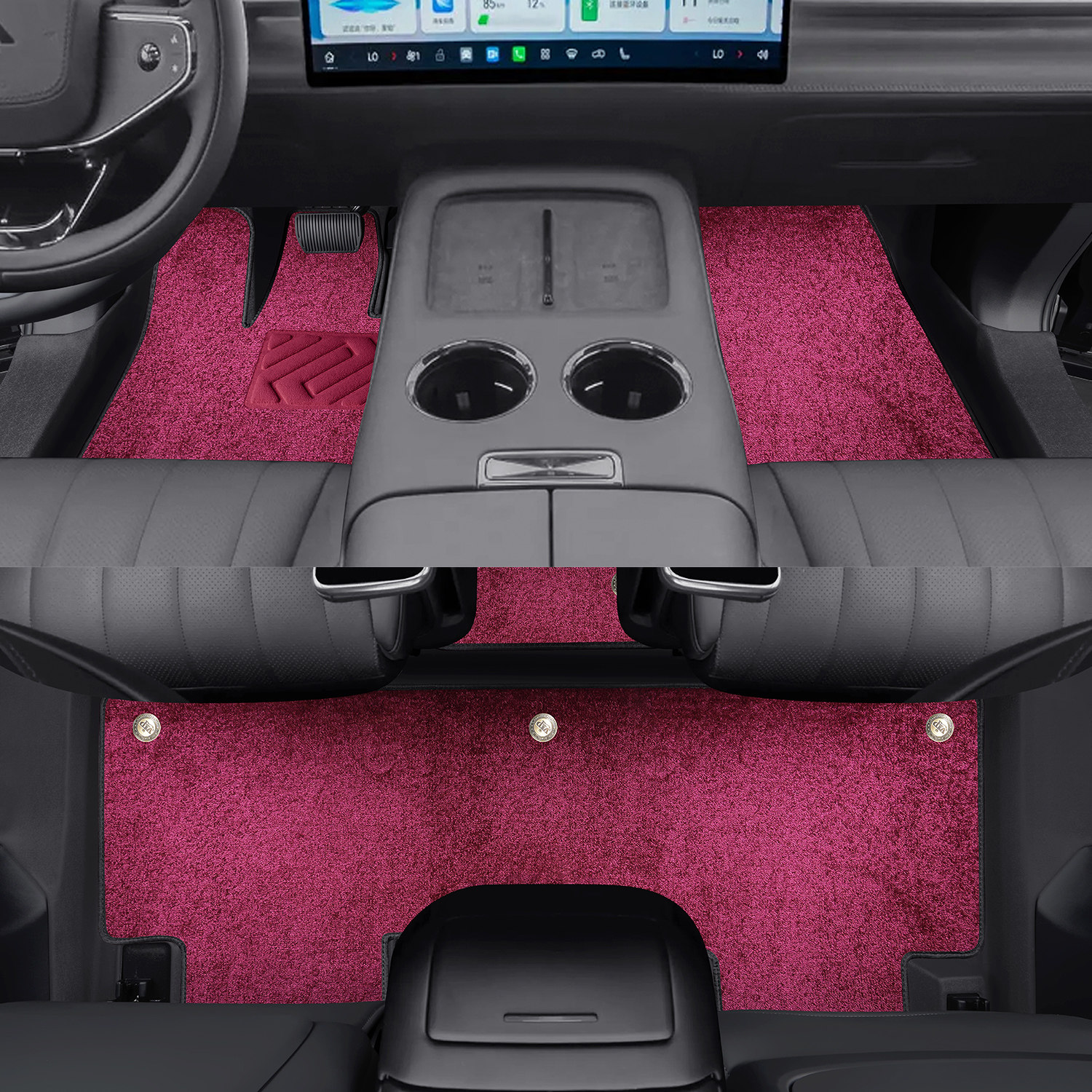 广汽昊铂HL脚垫全包围专用汽车用品改装配件内饰装饰TPE地毯地垫