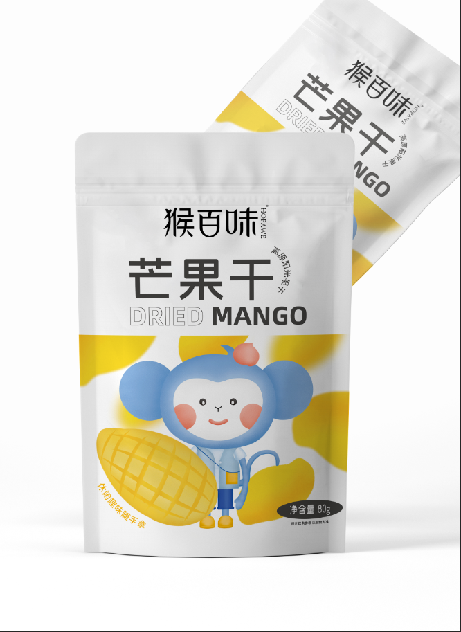 猴百味云南80g/袋办公室芒果干 猴百味芒果干