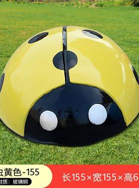 仿真昆虫七星瓢虫玻璃钢雕塑甲虫大摆件户外园林景观庭院草坪装饰