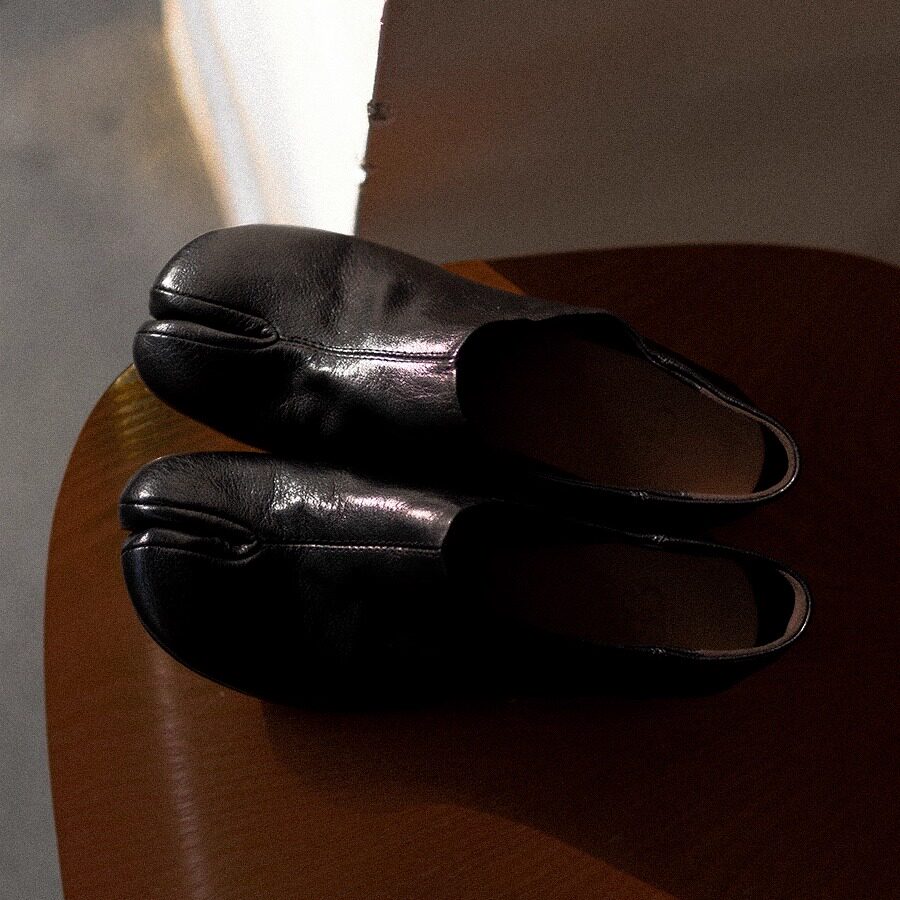 敦绿岛·淡人｜分趾系列粗跟深口乐福鞋四季单鞋,淘宝优惠券,粉丝福利购,淘宝优惠卷