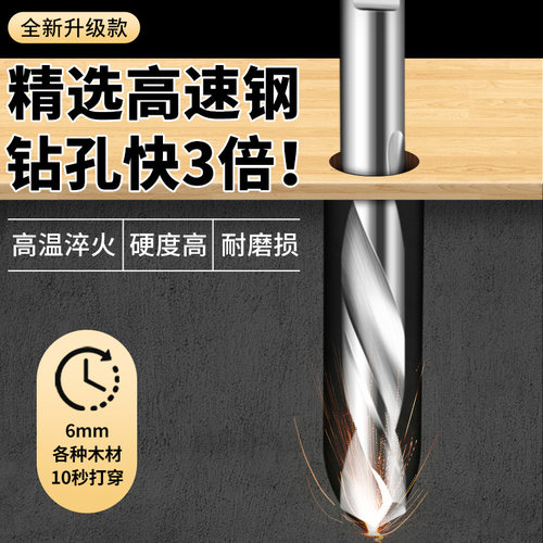 开孔器中心钻合金开孔器中心定位钻头双金属高速钢墙壁开孔器钻心 - 图1