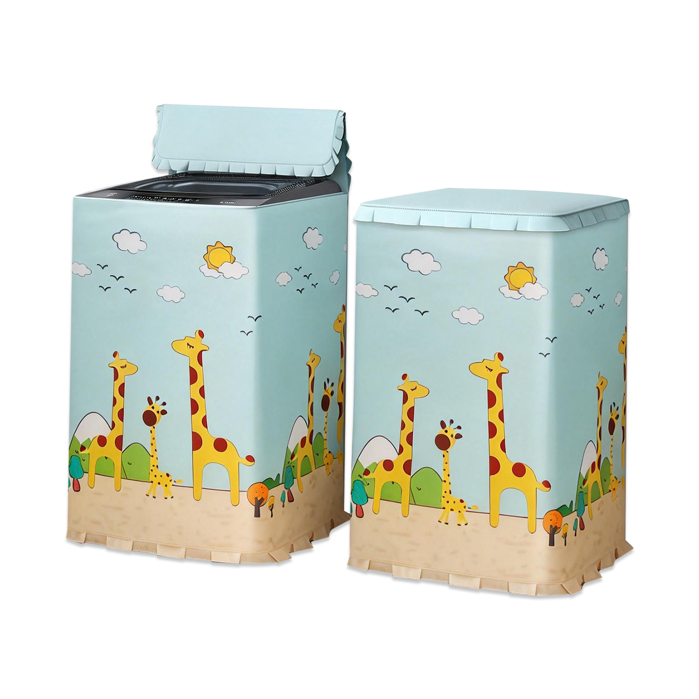 婴儿迷你洗衣机罩套防水防晒适用小黄鸭美的海信海尔儿童防尘盖布,淘宝优惠券,粉丝福利购,淘宝优惠卷