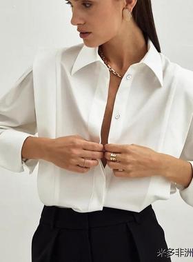 Women'sshirts直角肩白