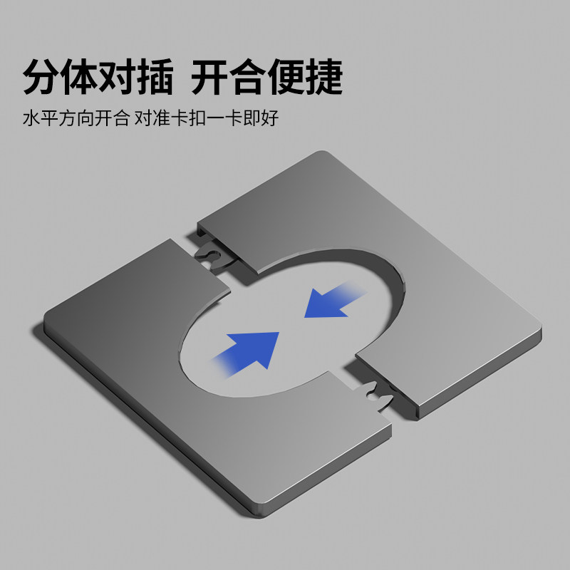 卫生间墙排遮丑盖50管墙洞斜孔装饰盖下水管空调管道粘贴遮挡装饰,淘宝优惠券,粉丝福利购,淘宝优惠卷