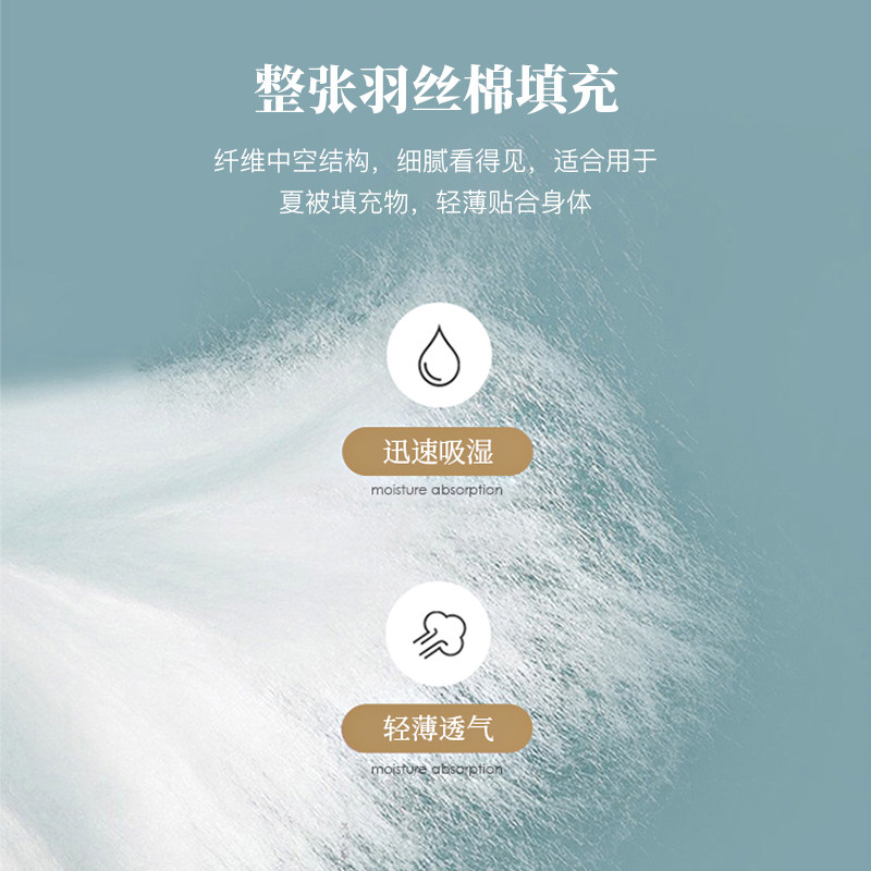 洁丽雅真丝四件套单夏季双人被芯 洁丽雅温州化纤被