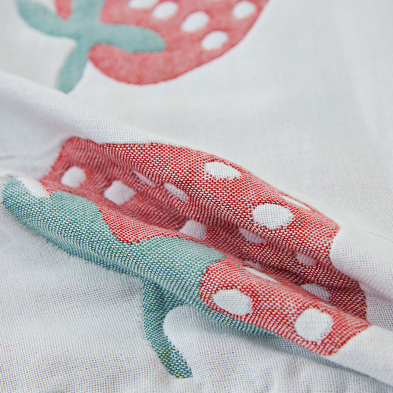 洁丽雅家用全棉六层纱布一对装枕巾 洁丽雅温州枕巾