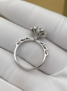 金功良匠轻奢设计莫桑钻戒指