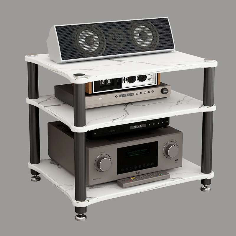 Multi-layer large space amplifier rack is practical and stable