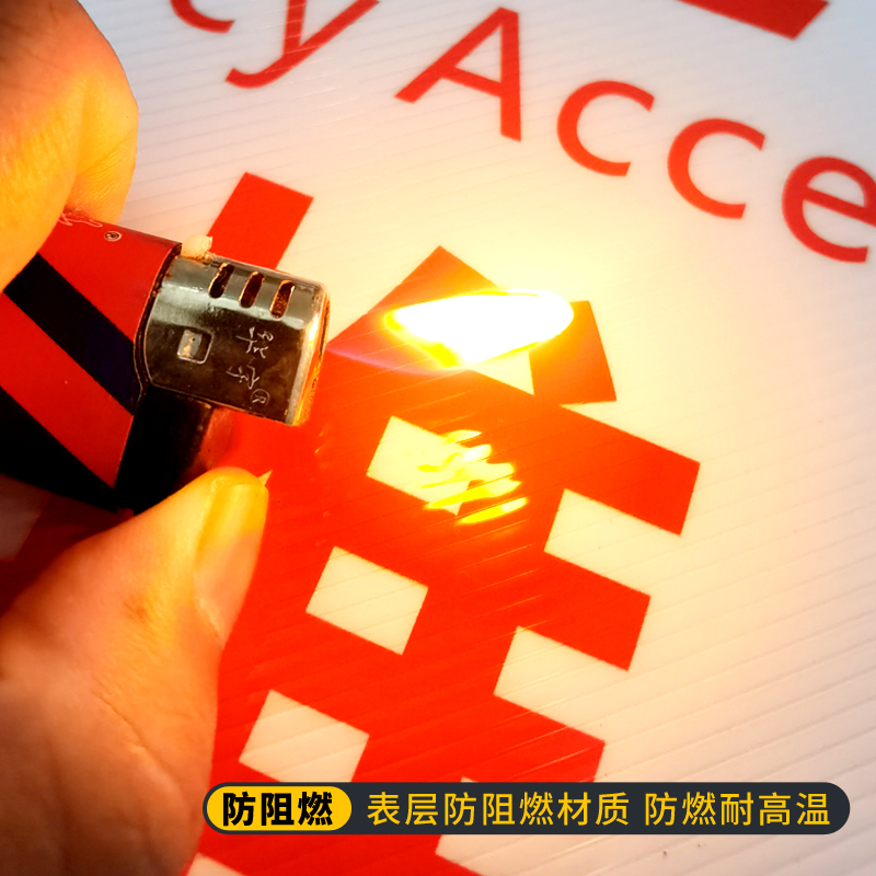 灭火器设置点6S管理定位标识消防栓前禁止堆放设施严禁堵塞安全通道禁止堆物耐磨防水地贴地面警示标志贴定制 - 图0