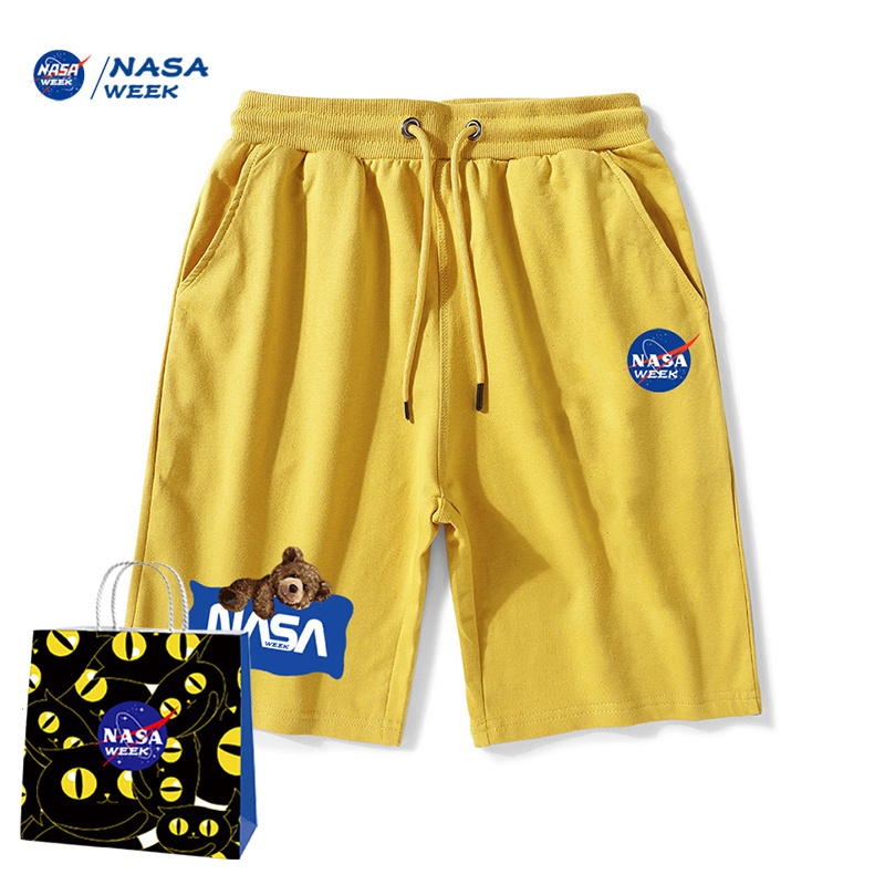 NASA WEEK2023夏季联名款短裤宽松休闲潮流运动_男装 第2张