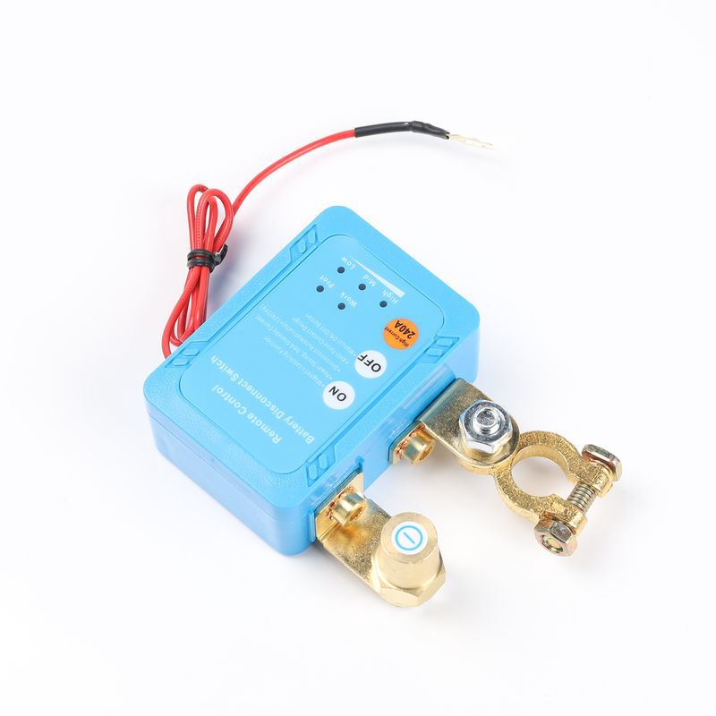 汽车电瓶断电开关12v240a智能电瓶断开开关远程车船电池断电器 - 图2
