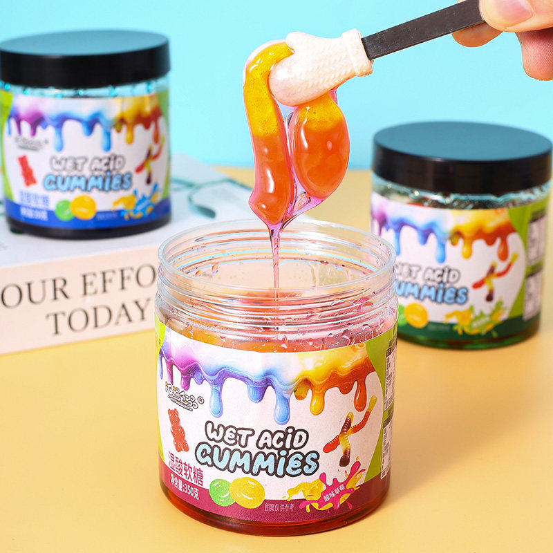 【湿酸软糖】酸甜果味滑溜溜酸酱过瘾多种造型浓郁果汁不齁甜网红,淘宝优惠券,粉丝福利购,淘宝优惠卷