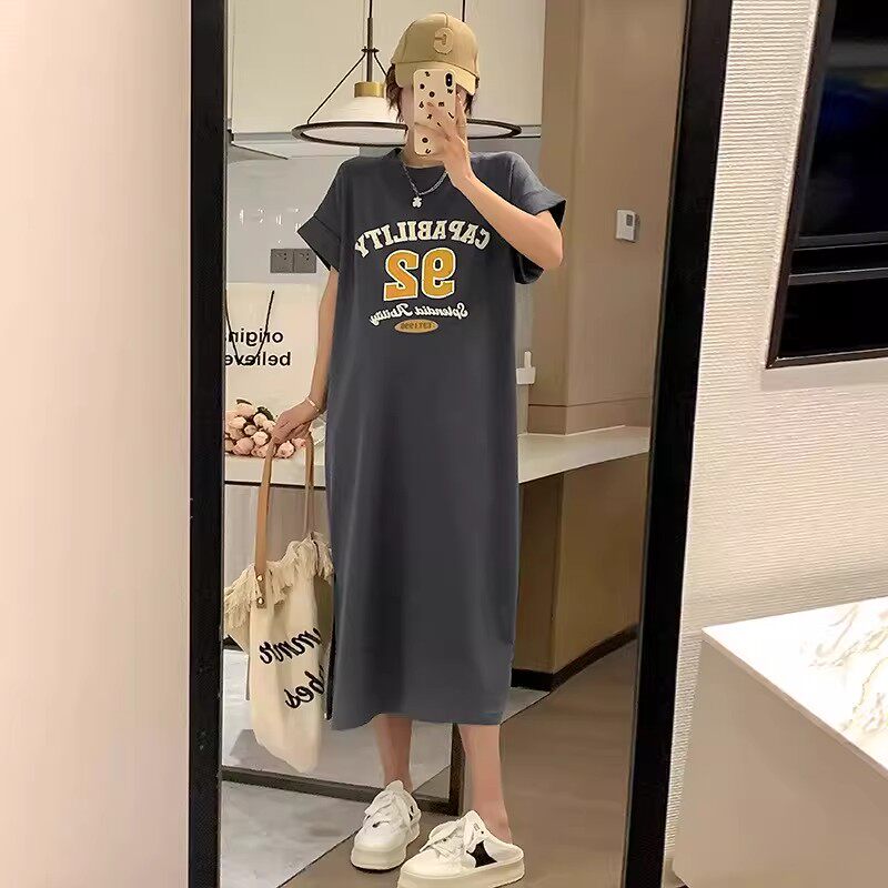 2026年新款夏孕妇装套装宽松显瘦碎花短袖上衣T恤孕期连衣裙