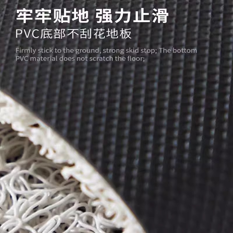一二布布新年过年丝圈材质刮泥蹭土防滑耐用高端地垫入户门浴室门 - 图3