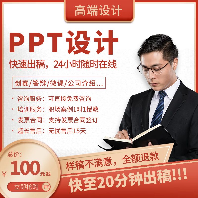 互联网+ppt制作代做大学生挑战杯比赛路演培训医疗课件年终总结-图1