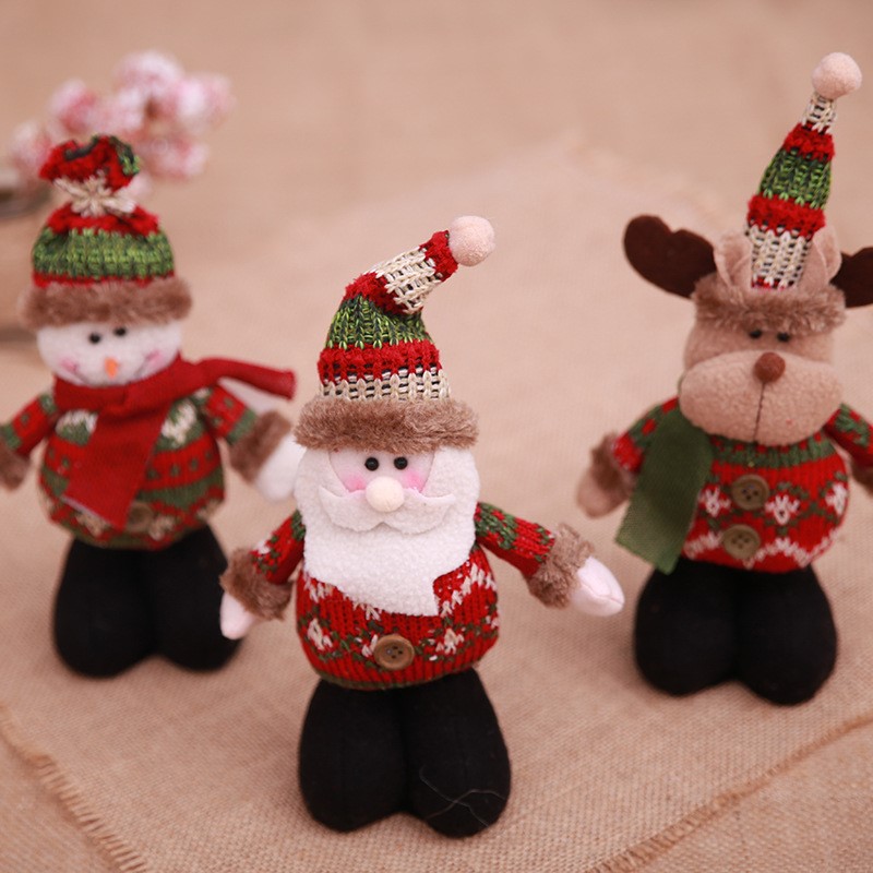 christmas ornament Santa Claus snowman Doll gift Ornaments-图2