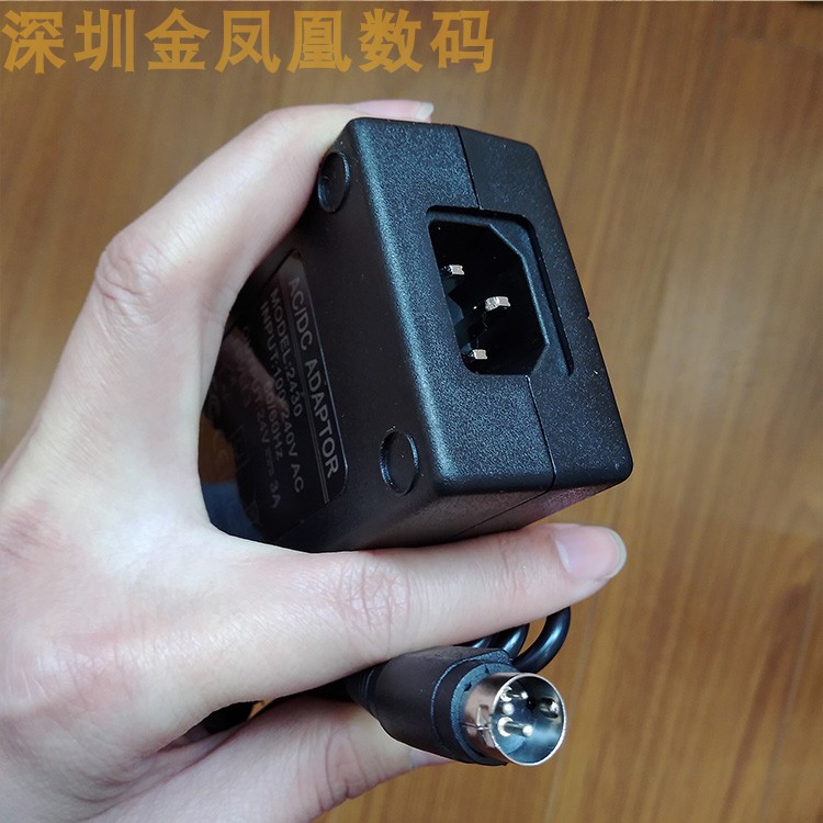 适用哗啦啦HLL-SPRT-T80电源适配器热敏打印机24V3A2A三针充电器 - 图1