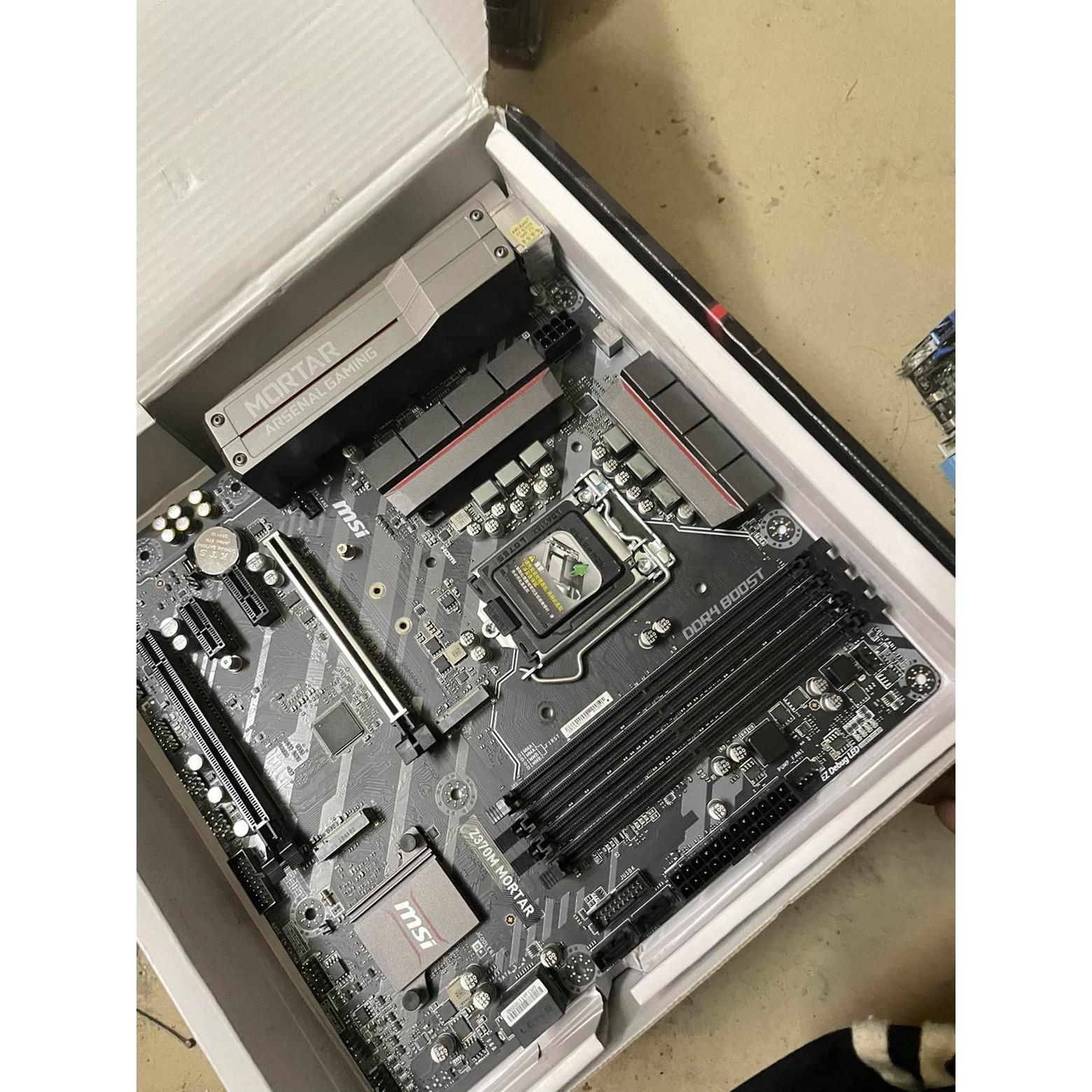 冲新！MSI/微星Z370M MORTAR迫击炮支持1151针八九代CPU送散热膏-图3