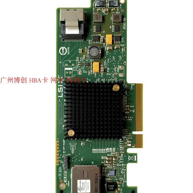 LSI 9207-4i4e阵列卡 PCI-E HBA扩展IT直通卡外置SAS通道卡 9207-图0