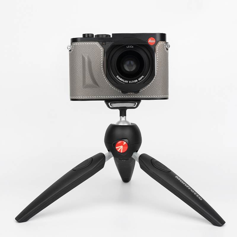 康缇斯徕卡Leica Q3相机保护皮套纯手工缝制定制底座配件鳄鱼皮-图3