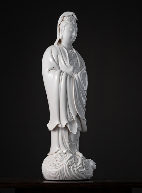 陶瓷摆件渡海观音佛像供奉