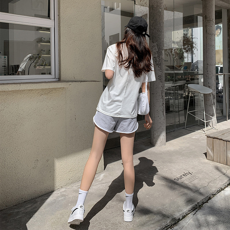 孕妇短裤托腹可调节外穿夏季打底裤 情才孕妇打底裤