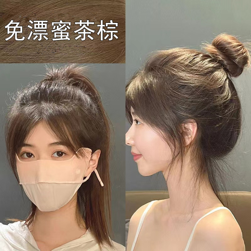鸢尾蓝黑色染发剂2023流行色泡泡沫女植物纯自己在家染发膏男免漂_虎窝淘