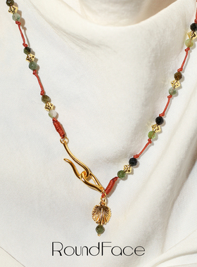 RoundFace秘语系列体镶项链简约礼物