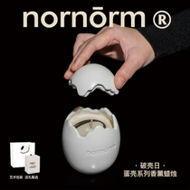 nornorm egg shell fragrant lavender candle break shell day birthday gift natural soybean wax small crowdtop bedroom sleep aid