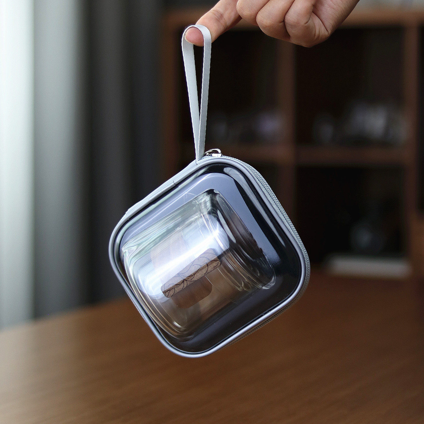 一壶两杯旅游便携收纳包茶具 耐高温玻璃手抓壶 年轻人盖碗快客杯,淘宝优惠券,粉丝福利购,淘宝优惠卷