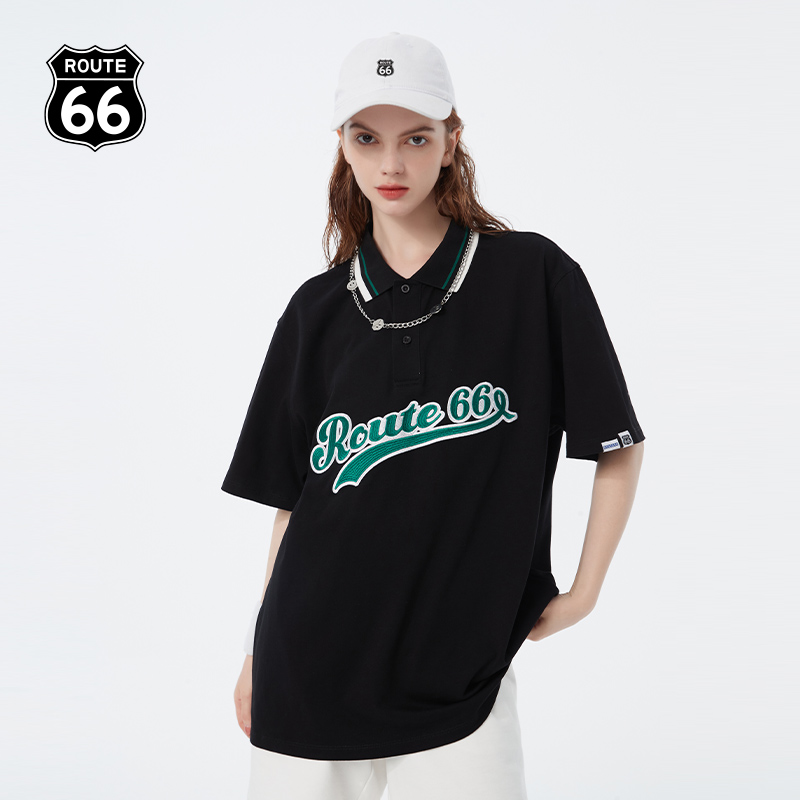 66号公路/route66潮牌情侣polo衫 ROUTE66Polo衫